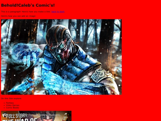 calebscomics screenshot