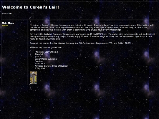 subpages/about screenshot