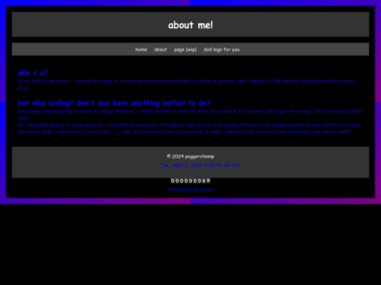 about-page screenshot