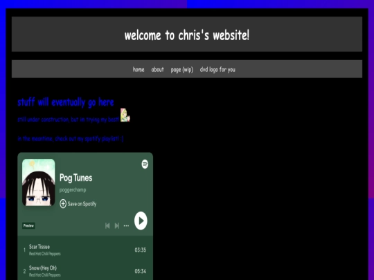 index screenshot