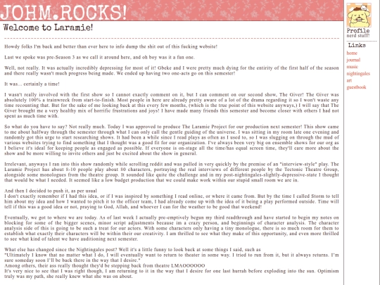 journal/Laramie screenshot