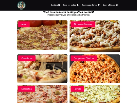 cardapio/sugestao screenshot