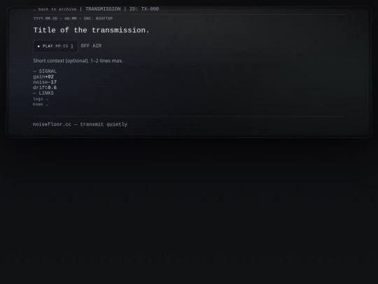 audio/transmissions/template screenshot