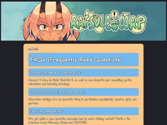 faq screenshot