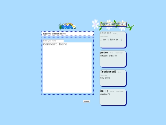 comment screenshot