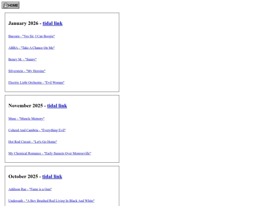 playlists screenshot