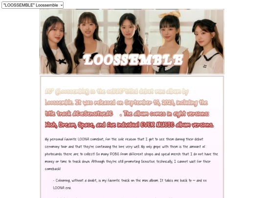 loona/loossemble screenshot