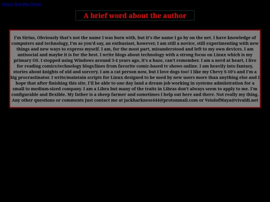 AboutMe screenshot