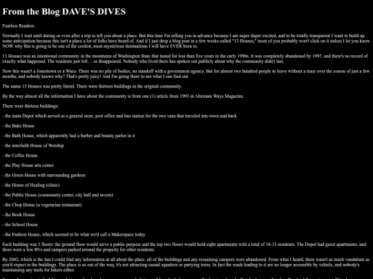 davesdives screenshot