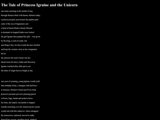 unicornpoem screenshot