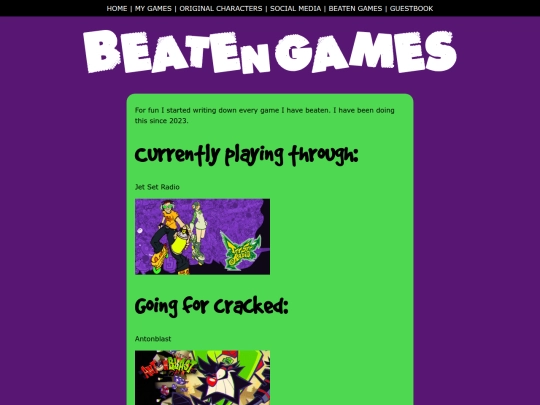 games screenshot