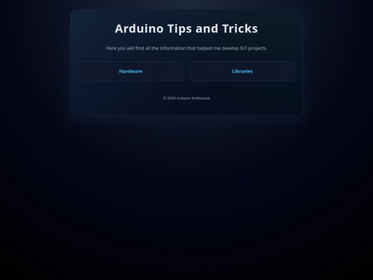 arduinoTEST screenshot