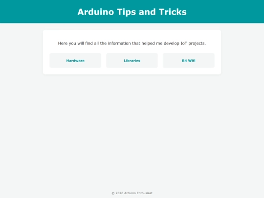 arduino_tips screenshot