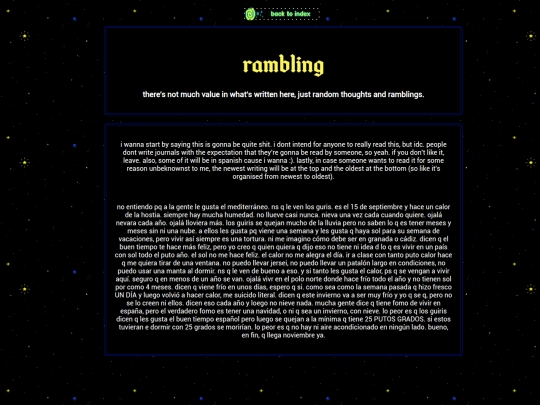 rambling screenshot