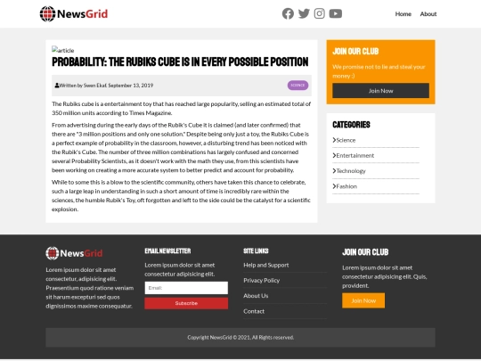 article screenshot