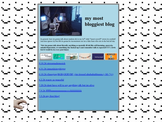 blog screenshot