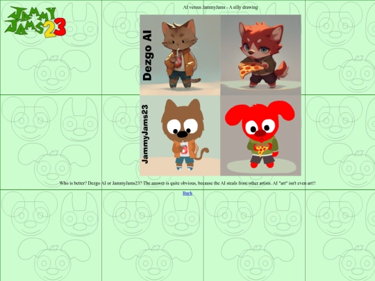 art/aiversusjammyjams screenshot