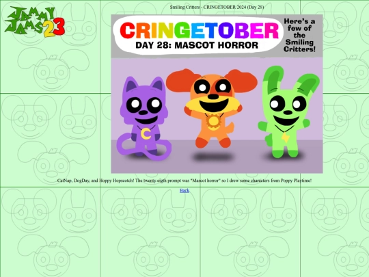 art/cringetober28_smilingcritters screenshot