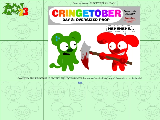 art/cringetober3_buppshassnapped screenshot