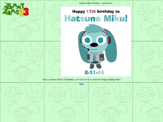 art/hatsunemikusbirthday screenshot