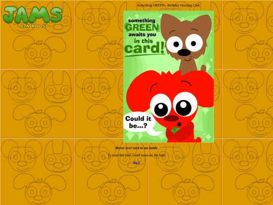 jamscards/cards/somethinggreen screenshot