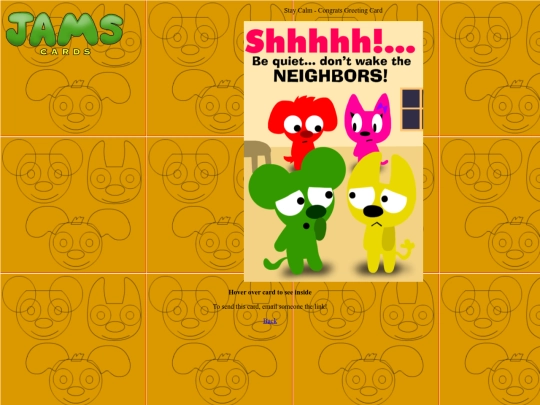 jamscards/cards/staycalm screenshot