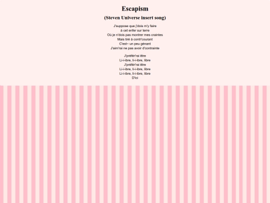 lyric/escapism screenshot
