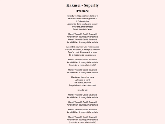 lyric/kakusei screenshot