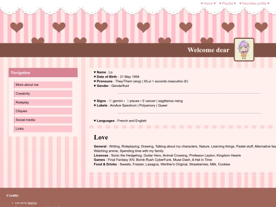 pages/about screenshot