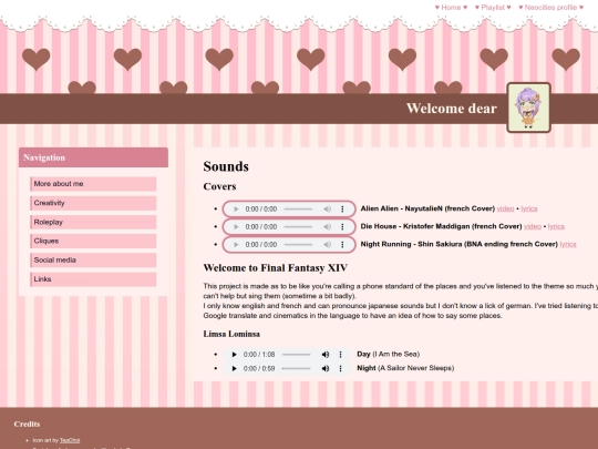pages/creativity screenshot