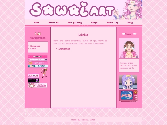 links screenshot