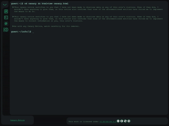 canary screenshot