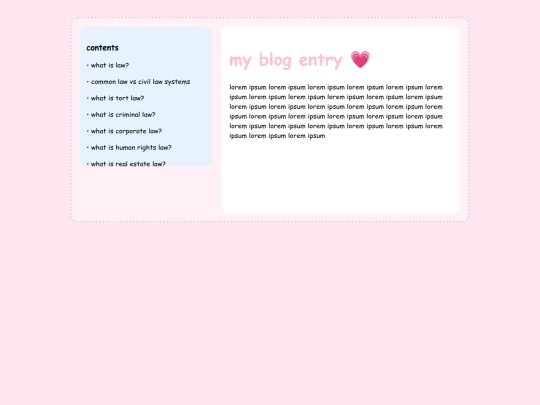 blog screenshot