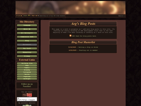 blog screenshot