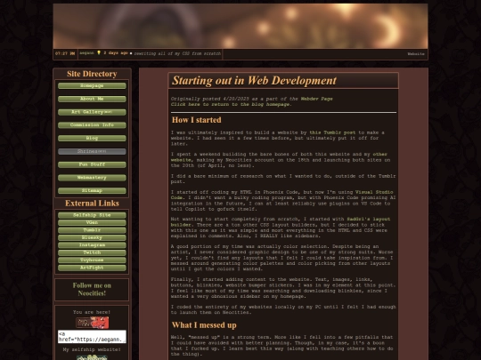 blog/webdev/starting-out-in-webdev screenshot