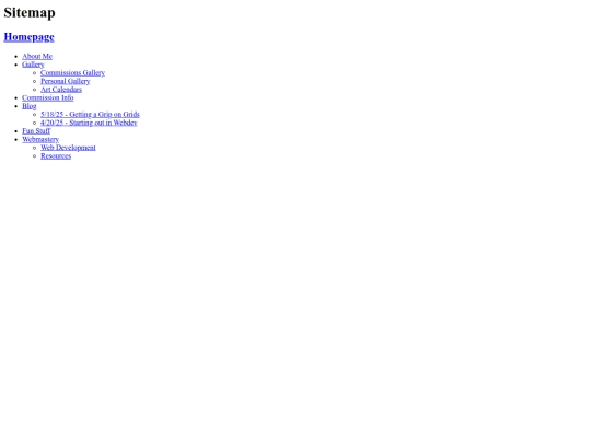 sitemap screenshot