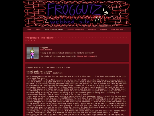 blog screenshot