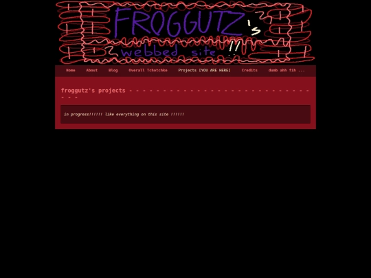 projects screenshot