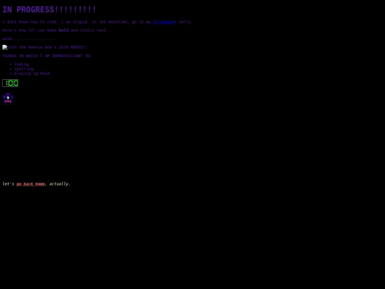 test screenshot