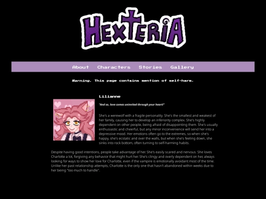 sublinks/characters/lilianne screenshot