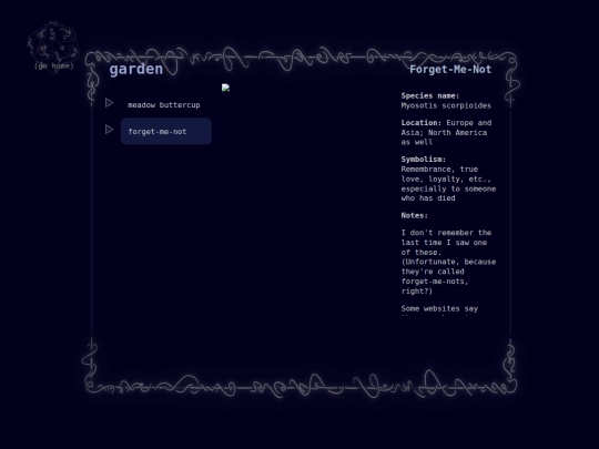 pages/garden/forget-me-not screenshot