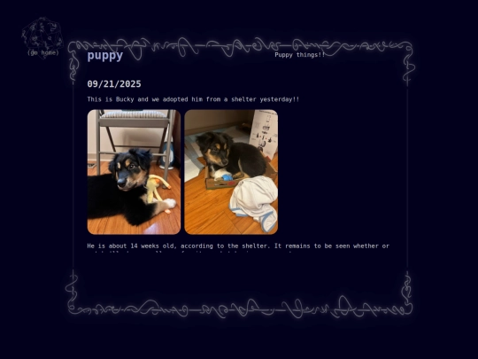 pages/puppy screenshot