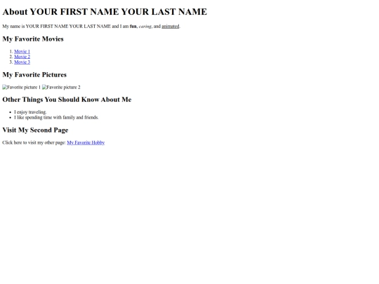 index screenshot
