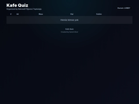 lobby screenshot