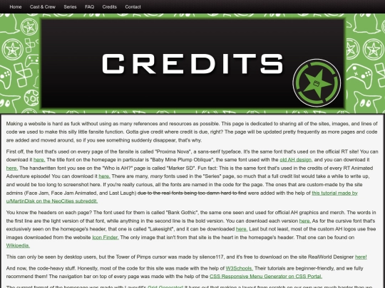 credits screenshot
