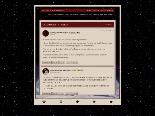 bubblehub screenshot