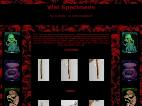 WetSpecimens screenshot