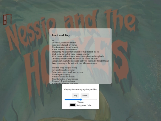 music/nessie screenshot