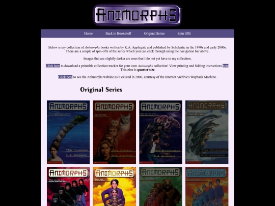 main/animorphs screenshot