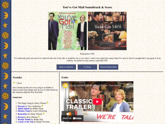 main/music-collection/youve-got-mail screenshot